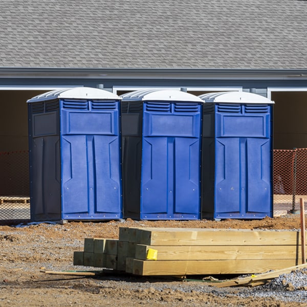 how can i report damages or issues with the portable toilets during my rental period in Bel Aire KS